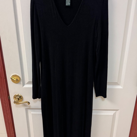 Ralph Lauren Black Jersey Maxi Dress Size Small - Picture 5 of 8